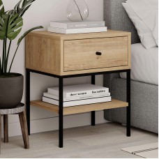 Κομοδίνο Lisa Megapap χρώμα saphhire oak 45x35x56εκ. Κομοδίνο Lisa Megapap χρώμα saphhire oak 45x35x56εκ.