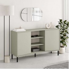 Μπουφές Frem Megapap χρώμα ash green 150x40x81εκ. Μπουφές Frem Megapap χρώμα ash green 150x40x81εκ.