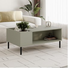 Τραπεζάκι σαλονιού Vena Megapap χρώμα ash green 100x60x42εκ. Τραπεζάκι σαλονιού Vena Megapap χρώμα ash green 100x60x42εκ.