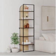 Βιβλιοθήκη Archy Megapap χρώμα sapphire oak 53x31,7x180εκ. Βιβλιοθήκη Archy Megapap χρώμα sapphire oak 53x31,7x180εκ.