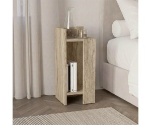 Κομοδίνο Elos Megapap αριστερό χρώμα travertine 25x27x60εκ. Κομοδίνο Elos Megapap αριστερό χρώμα travertine 25x27x60εκ.