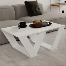 Τραπεζάκι σαλονιού Pipra Megapap χρώμα λευκό 110x60x40εκ. Τραπεζάκι σαλονιού Pipra Megapap χρώμα λευκό 110x60x40εκ.