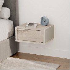 Κομοδίνο επιτοίχιο Eco Megapap χρώμα sandstone - light oak 40x33x18,5εκ. Κομοδίνο επιτοίχιο Eco Megapap χρώμα sandstone - light oak 40x33x18,5εκ.