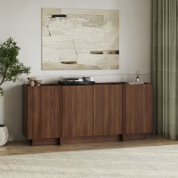 Μπουφές Dorma Megapap χρώμα καρυδί milano 180x45x80,2εκ. Μπουφές Dorma Megapap χρώμα καρυδί milano 180x45x80,2εκ.