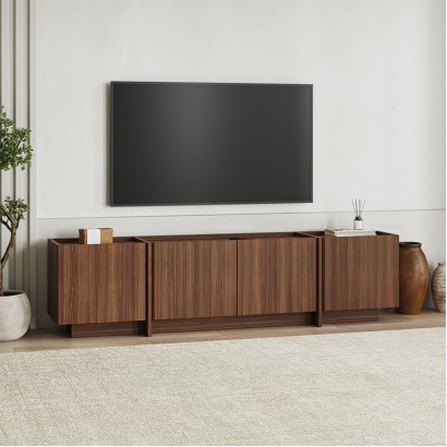 Έπιπλο τηλεόρασης Lowen Megapap χρώμα καρυδί milano 180x35x46,2εκ. Έπιπλο τηλεόρασης Lowen Megapap χρώμα καρυδί milano 180x35x46,2εκ.