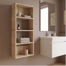 Ραφιέρα τοίχου Rafina Megapap χρώμα sapphire oak 40x15x90εκ. Ραφιέρα τοίχου Rafina Megapap χρώμα sapphire oak 40x15x90εκ.