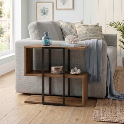 Τραπεζάκι βοηθητικό Homia Megapap χρώμα καρυδί Ud 56x25x56,5εκ. Τραπεζάκι βοηθητικό Homia Megapap χρώμα καρυδί Ud 56x25x56,5εκ.