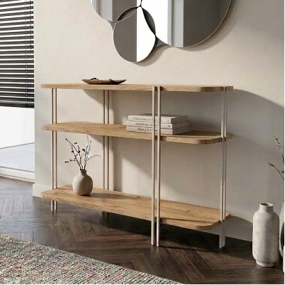 Κονσόλα Notus Megapap χρώμα sapphire oak 92x34,5x75εκ. Κονσόλα Notus Megapap χρώμα sapphire oak 92x34,5x75εκ.