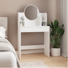Τουαλέτα με καθρέπτη Idis Megapap χρώμα λευκό 74,8x34,8x135εκ. Τουαλέτα με καθρέπτη Idis Megapap χρώμα λευκό 74,8x34,8x135εκ.