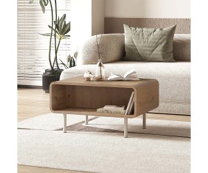 Τραπεζάκι σαλονιού Draen Megapap χρώμα sepet oak 70,3x50x38,7εκ.