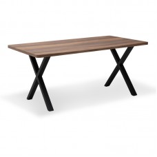 Τραπέζι Jeremy Megapap Mdf - μεταλλικό χρώμα καρυδί 140x80x75εκ. Τραπέζι Jeremy Megapap Mdf - μεταλλικό χρώμα καρυδί 140x80x75εκ.