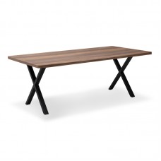 Τραπέζι Jeremy Megapap Mdf - μεταλλικό χρώμα καρυδί 200x100x75εκ. Τραπέζι Jeremy Megapap Mdf - μεταλλικό χρώμα καρυδί 200x100x75εκ.
