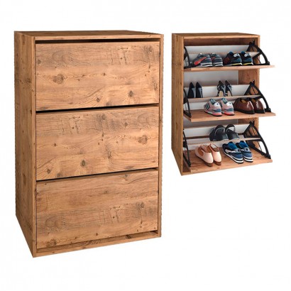 Παπουτσοθήκη Nave Megapap 18 ζευγών χρώμα pine oak 73,6x24x110εκ. Παπουτσοθήκη Nave Megapap 18 ζευγών χρώμα pine oak 73,6x24x110εκ.