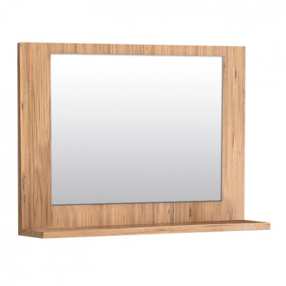 Καθρέπτης μπάνιου Devlin Megapap χρώμα pine oak 60x10x45εκ.