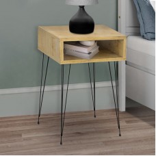Κομοδίνο Scott Megapap χρώμα sapphire oak 40x30x60εκ. Κομοδίνο Scott Megapap χρώμα sapphire oak 40x30x60εκ.