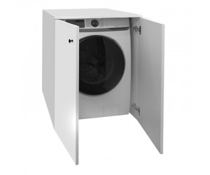 Έπιπλο πλυντηρίου Gray Megapap χρώμα λευκό 70x66x90εκ. Έπιπλο πλυντηρίου Gray Megapap χρώμα λευκό 70x66x90εκ.