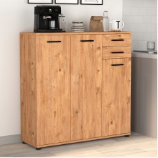 Παπουτσοθήκη - Ντουλάπι Polly Megapap χρώμα pine oak 108x35x108εκ.