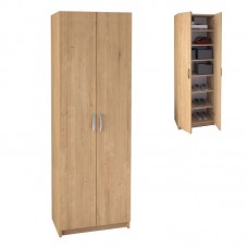 Παπουτσοθήκη Renso Megapap δίφυλλη χρώμα sapphire oak 59,8x37,8x178,5εκ. Παπουτσοθήκη Renso Megapap δίφυλλη χρώμα sapphire oak 59,8x37,8x178,5εκ.