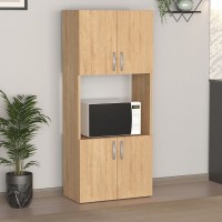 Ντουλάπα κουζίνας Armado Megapap χρώμα sapphire oak 60x32x140εκ. Ντουλάπα κουζίνας Armado Megapap χρώμα sapphire oak 60x32x140εκ.
