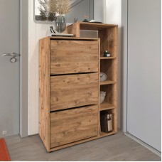 Παπουτσοθήκη Lego Megapap χρώμα pine oak 90x32x143εκ. Παπουτσοθήκη Lego Megapap χρώμα pine oak 90x32x143εκ.