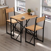 Τραπεζαρία Maysa Megapap Σετ 3 τμχ χρώμα pine oak 72,5x52,5x71,8εκ. Τραπεζαρία Maysa Megapap Σετ 3 τμχ χρώμα pine oak 72,5x52,5x71,8εκ.