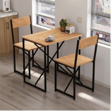 Τραπεζαρία Maysa Megapap Σετ 3 τμχ χρώμα pine oak 72,5x52,5x71,8εκ. Τραπεζαρία Maysa Megapap Σετ 3 τμχ χρώμα pine oak 72,5x52,5x71,8εκ.
