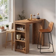 Τραπέζι μπαρ Toska Megapap χρώμα pine oak 120x50x103,6εκ. Τραπέζι μπαρ Toska Megapap χρώμα pine oak 120x50x103,6εκ.