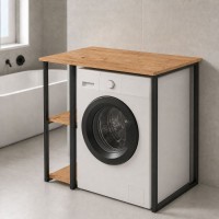 Έπιπλο πλυντηρίου Verno Megapap χρώμα pine oak 90x59,8x92,8εκ. Έπιπλο πλυντηρίου Verno Megapap χρώμα pine oak 90x59,8x92,8εκ.