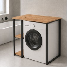 Έπιπλο πλυντηρίου Verno Megapap χρώμα pine oak 90x59,8x92,8εκ. Έπιπλο πλυντηρίου Verno Megapap χρώμα pine oak 90x59,8x92,8εκ.