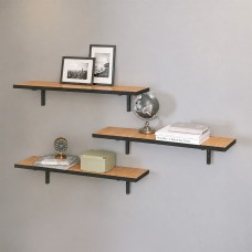 Ραφιέρα τοίχου Versa Megapap 3 τεμαχίων χρώμα pine oak 80x19x17εκ. Ραφιέρα τοίχου Versa Megapap 3 τεμαχίων χρώμα pine oak 80x19x17εκ.