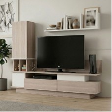 Σύνθεση τηλεόρασης Almeria Megapap χρώμα λευκό - cordoba 149x29,5x117εκ. Σύνθεση τηλεόρασης Almeria Megapap χρώμα λευκό - cordoba 149x29,5x117εκ.