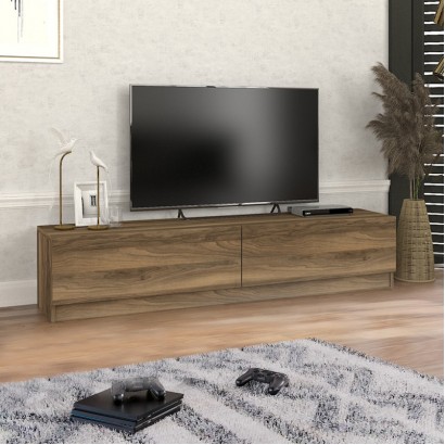 Έπιπλο τηλεόρασης Ahenk Megapap χρώμα καρυδί 160x31,3x32,9εκ.