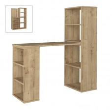 Γραφείο εργασίας πολυμορφικό Last Megapap χρώμα sapphire oak 119x44,7x123εκ. Γραφείο εργασίας πολυμορφικό Last Megapap χρώμα sapphire oak 119x44,7x123εκ.