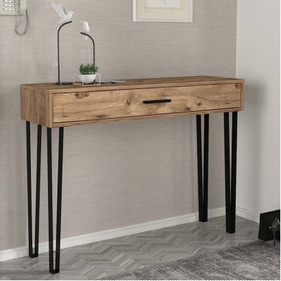 Κονσόλα Rochel Megapap χρώμα atlantic pine 120x35x89,8εκ.