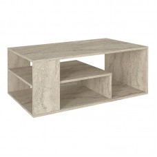 Τραπεζάκι σαλονιού Abdera Megapap χρώμα travertine 110x60x42εκ. Τραπεζάκι σαλονιού Abdera Megapap χρώμα travertine 110x60x42εκ.