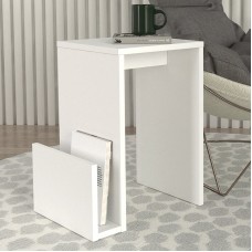 Τραπεζάκι βοηθητικό Regnar Megapap χρώμα λευκό 43,1x33,5x52εκ. Τραπεζάκι βοηθητικό Regnar Megapap χρώμα λευκό 43,1x33,5x52εκ.