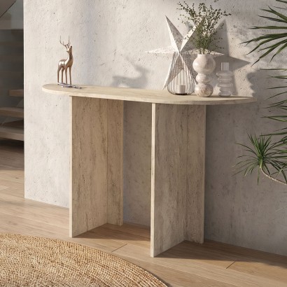 Κονσόλα Cortado Megapap χρώμα travertine 120x35x75εκ. Κονσόλα Cortado Megapap χρώμα travertine 120x35x75εκ.
