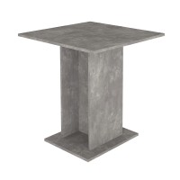 Τραπέζι Allos Megapap χρώμα γκρι σκυροδέματος 75x75x77εκ. Τραπέζι Allos Megapap χρώμα γκρι σκυροδέματος 75x75x77εκ.