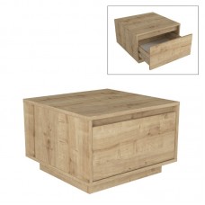 Τραπεζάκι σαλονιού Pura Megapap χρώμα sapphire oak 60x60x40εκ. Τραπεζάκι σαλονιού Pura Megapap χρώμα sapphire oak 60x60x40εκ.
