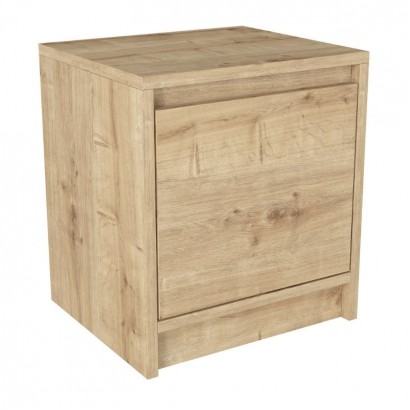 Κομοδίνο Conve Megapap χρώμα sapphire oak 40x35x45εκ.