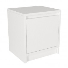 Κομοδίνο Conve Megapap χρώμα λευκό 40x35x45εκ. Κομοδίνο Conve Megapap χρώμα λευκό 40x35x45εκ.