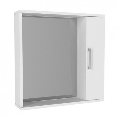 Καθρέπτης μπάνιου Deal Μegapap χρώμα λευκό 65x15,3x65εκ. Καθρέπτης μπάνιου Deal Μegapap χρώμα λευκό 65x15,3x65εκ.