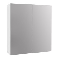 Καθρέπτης μπάνιου Binary Μegapap χρώμα λευκό 60x17,2x65εκ.