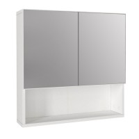 Καθρέπτης μπάνιου Trama Μegapap χρώμα λευκό 60x16,8x65εκ.