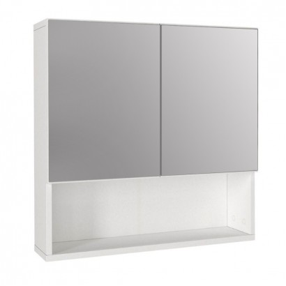 Καθρέπτης μπάνιου Trama Μegapap χρώμα λευκό 60x16,8x65εκ.