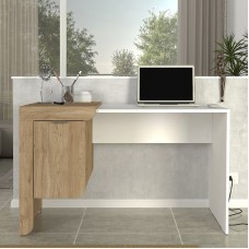 Γραφείο εργασίας Dario Megapap χρώμα sepet oak - λευκό 120x60x73,2εκ. Γραφείο εργασίας Dario Megapap χρώμα sepet oak - λευκό 120x60x73,2εκ.