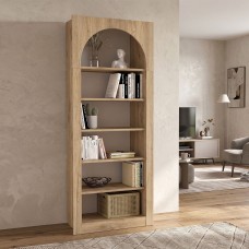 Βιβλιοθήκη Voila Megapap χρώμα sepet oak 74x35x180εκ. Βιβλιοθήκη Voila Megapap χρώμα sepet oak 74x35x180εκ.