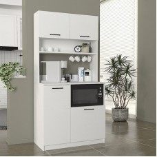 Έπιπλο κουζίνας Tuco 2 Megapap χρώμα λευκό 90x40x180εκ. Έπιπλο κουζίνας Tuco 2 Megapap χρώμα λευκό 90x40x180εκ.
