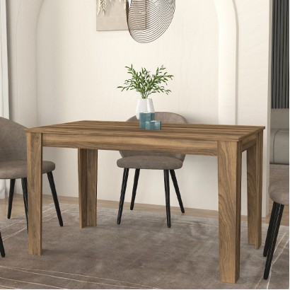 Τραπέζι Darlen Megapap χρώμα καρυδί 125x72x74εκ. Τραπέζι Darlen Megapap χρώμα καρυδί 125x72x74εκ.