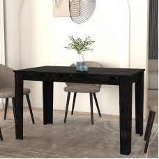 Τραπέζι Darlen Megapap χρώμα sencron black 125x72x74εκ. Τραπέζι Darlen Megapap χρώμα sencron black 125x72x74εκ.